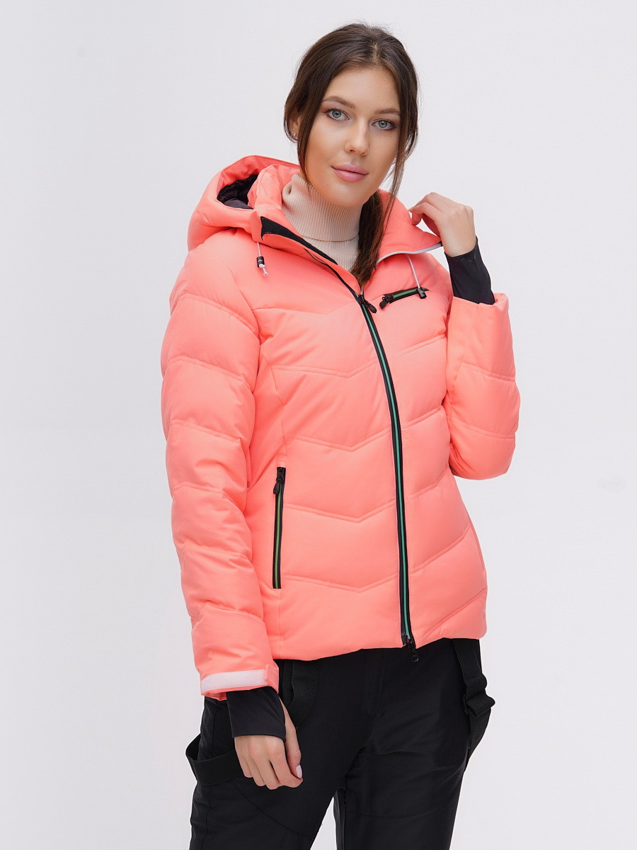 Купить оптом Горнолыжная куртка MTFORCE персикового цвета 2081P в Екатеринбурге