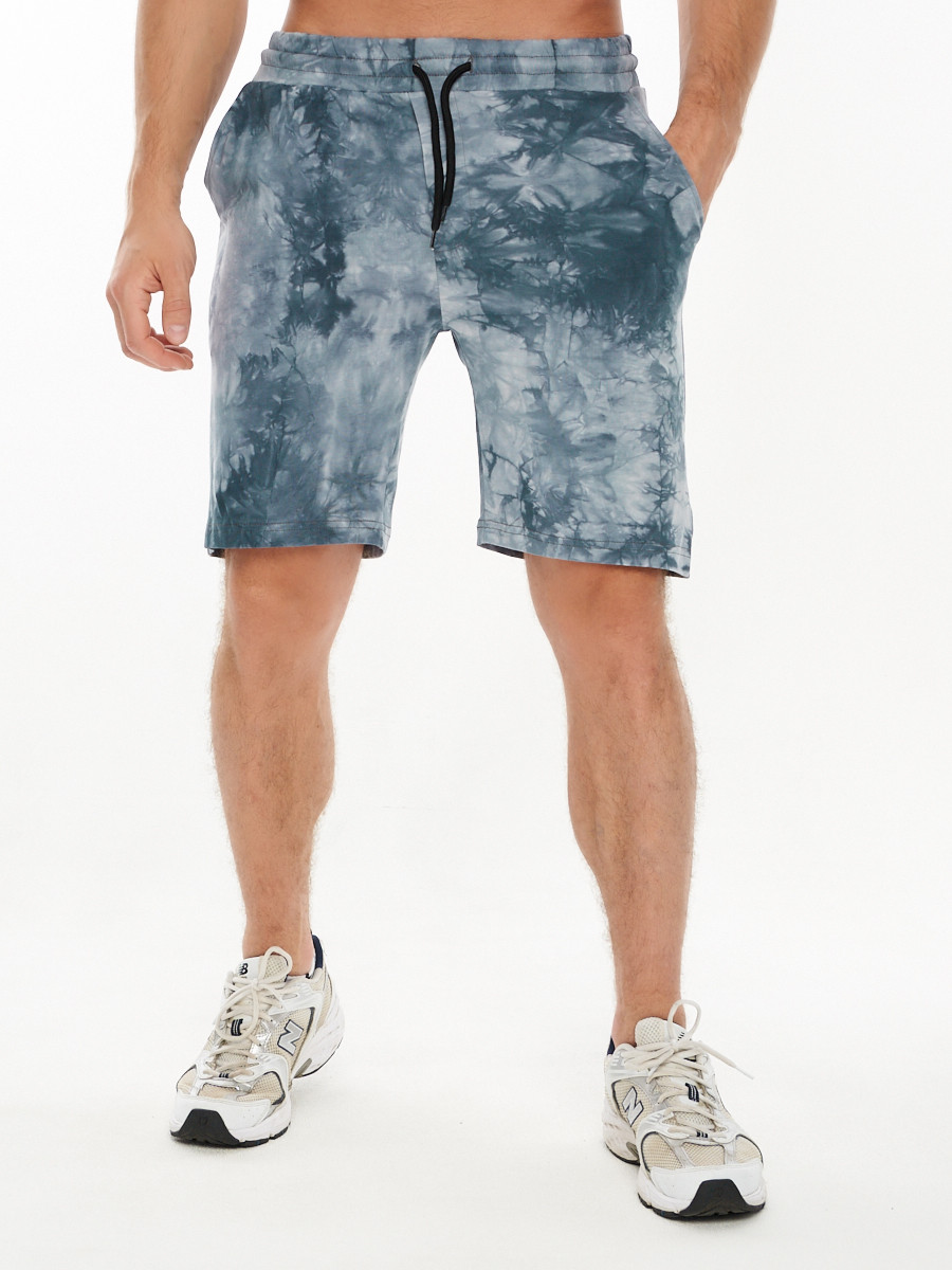 Мужские шорты варенки голубого цвета 221102Gl