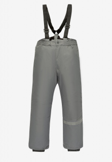 Купить оптом брюки подростковые демисезонные для мальчика серого цвета 018Sr в интернет магазине MTFORCE.RU