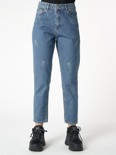 Купит оптом от производителя джинсы прямого кроя женские с высокой талией недорого в Москве 536_32S