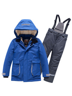 Горнолыжный костюм детский зимний синего цвета купить оптом в интернет магазине MTFORCE 9003S