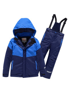 Горнолыжный костюм детский зимний темно-синего цвета купить оптом в интернет магазине MTFORCE 90071TS