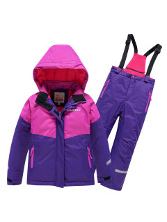 Горнолыжный костюм для девочки зимний темно-фиолетового цвета купить оптом в интернет магазине MTFORCE 90081TF