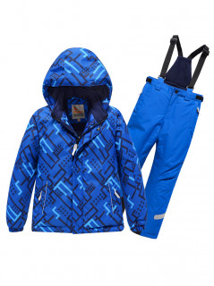 Горнолыжный костюм детский зимний синего цвета купить оптом в интернет магазине MTFORCE 9013S