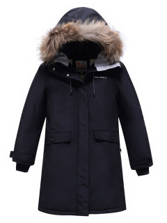 Купить оптом куртку парку подростковую для мальчика зимнюю недорого в Москве 9245Ch