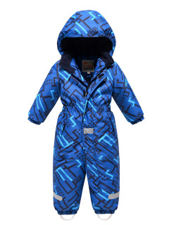 Комбинезон детский зимний синего цвета купить оптом в интернет магазине MTFORCE 9025S