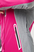 Оптом Горнолыжный костюм женский розового цвета 077034R в Екатеринбурге, фото 10