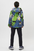 Оптом Куртка демисезонная для мальчика зеленого цвета 107Z в Казани, фото 9