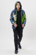 Оптом Куртка демисезонная для мальчика зеленого цвета 107Z в Казани, фото 10