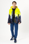 Оптом Куртка демисезонная для мальчика желтого цвета 1168J в Казани, фото 10
