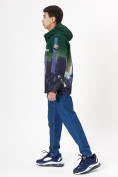Оптом Куртка демисезонная для мальчика темно-зеленого цвета 1168TZ в Екатеринбурге, фото 3