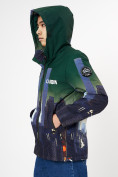 Оптом Куртка демисезонная для мальчика темно-зеленого цвета 1168TZ в Екатеринбурге, фото 9