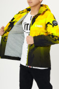 Оптом Куртка демисезонная для мальчика желтого цвета 168J в Екатеринбурге, фото 10