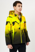 Оптом Куртка демисезонная для мальчика желтого цвета 168J в Екатеринбурге, фото 7