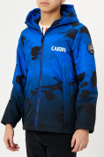 Оптом Куртка демисезонная для мальчика синего цвета 168S в Екатеринбурге, фото 11