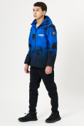 Оптом Куртка демисезонная для мальчика синего цвета 168S в Екатеринбурге, фото 8