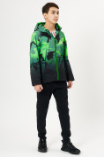 Оптом Куртка демисезонная для мальчика зеленого цвета 168Z в Екатеринбурге, фото 2