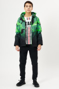 Оптом Куртка демисезонная для мальчика зеленого цвета 168Z в Казани, фото 10