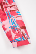 Оптом Куртка горнолыжная подростковая для девочки розового цвета 1774R, фото 6