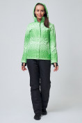 Оптом Куртка горнолыжная женская зеленого цвета 1786Z, фото 3