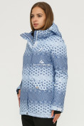 Оптом Куртка горнолыжная женская синего цвета 1803S в Казани, фото 3