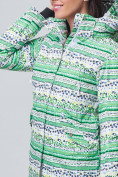 Оптом Женская зимняя горнолыжная куртка салатового цвета 1937Sl в Казани, фото 2