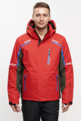 Оптом Мужская зимняя горнолыжная куртка MTFORCE красного цвета 1971Kr в Екатеринбурге