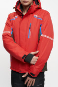 Оптом Мужская зимняя горнолыжная куртка MTFORCE красного цвета 1971Kr в Казани, фото 6