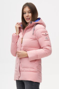 Оптом Куртка зимняя MTFORCE розового цвета 2080R в Казани, фото 7