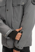 Оптом Горнолыжная куртка мужская MTFORCE серого цвета 2088Sr в Казани, фото 4
