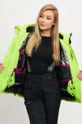 Оптом Горнолыжная куртка MTFORCE женская салатового цвета 2153Sl в Екатеринбурге, фото 9
