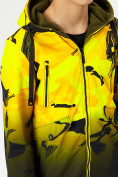 Оптом Куртка двусторонняя для мальчика желтого цвета 221J в Казани, фото 11