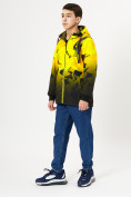 Оптом Куртка двусторонняя для мальчика желтого цвета 221J в Екатеринбурге, фото 5