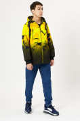 Оптом Куртка двусторонняя для мальчика желтого цвета 221J в Екатеринбурге, фото 6
