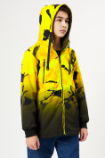 Оптом Куртка двусторонняя для мальчика желтого цвета 221J в Казани, фото 8
