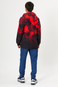 Оптом Куртка двусторонняя для мальчика красного цвета 221Kr в Казани, фото 6