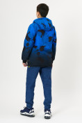 Оптом Куртка двусторонняя для мальчика синего цвета 221S в Казани, фото 4