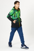 Оптом Куртка двусторонняя для мальчика зеленого цвета 221Z в Екатеринбурге, фото 2