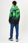 Оптом Куртка двусторонняя для мальчика зеленого цвета 221Z в Екатеринбурге, фото 3