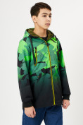 Оптом Куртка двусторонняя для мальчика зеленого цвета 221Z в Казани, фото 10