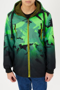 Оптом Куртка двусторонняя для мальчика зеленого цвета 221Z в Казани, фото 11