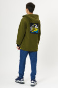 Оптом Куртка двусторонняя для мальчика зеленого цвета 221Z в Казани, фото 6