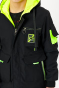 Оптом Куртка двусторонняя для мальчика черного цвета 236Ch в Екатеринбурге, фото 9