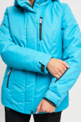 Оптом Куртка горнолыжная женская зимняя 42 уценка голубого цвета 242Gl в Казани, фото 5