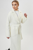 Оптом Пальто демисезонное белого цвета 4002Bl в Казани, фото 10