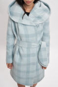 Оптом Пальто зимнее женское голубого цвета 4017Gl в Екатеринбурге, фото 10