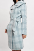 Оптом Пальто зимнее женское голубого цвета 4017Gl в Екатеринбурге, фото 11
