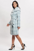 Оптом Пальто зимнее женское голубого цвета 4017Gl в Екатеринбурге, фото 5