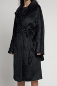 Оптом Пальто женское зимнее черного цвета 41881Ch в Казани, фото 11
