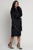 Оптом Пальто женское зимнее черного цвета 41881Ch в Екатеринбурге, фото 4